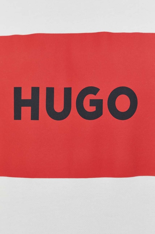 HUGO bluza bawełniana 50467944 beżowy