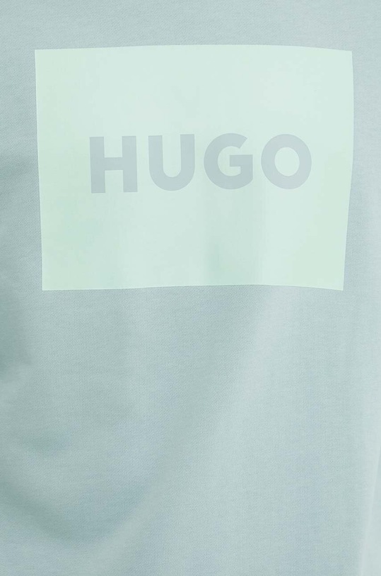 HUGO hanorac de bumbac 50467944 turcoaz