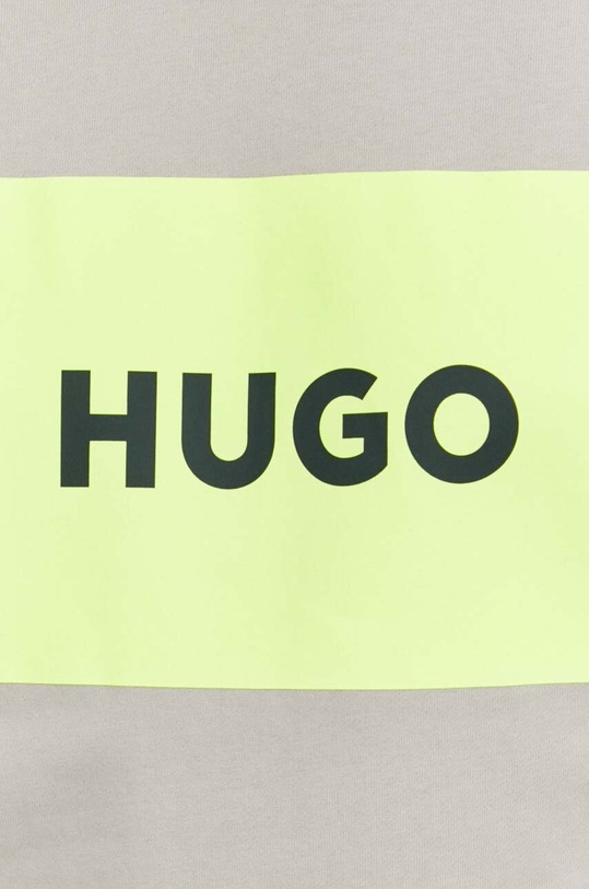 HUGO bluza bawełniana 50467944 beżowy