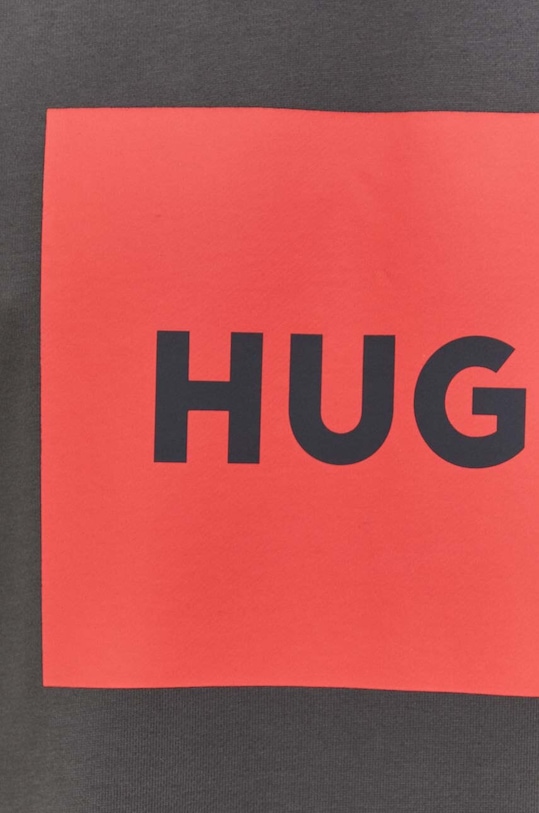 HUGO bluza bawełniana 50467944 szary