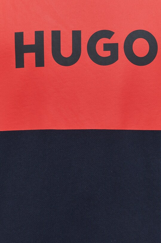Хлопковая кофта HUGO 50467944 тёмно-синий