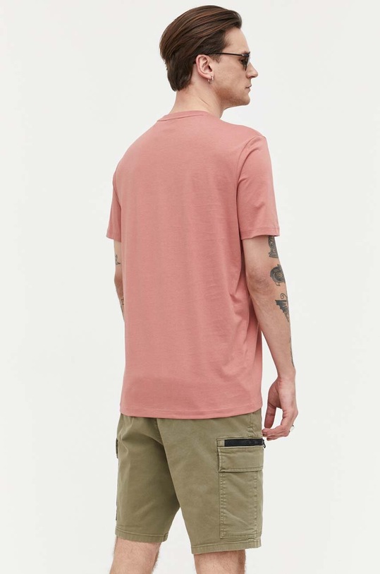 Odzież HUGO t-shirt bawełniany 50467952 różowy