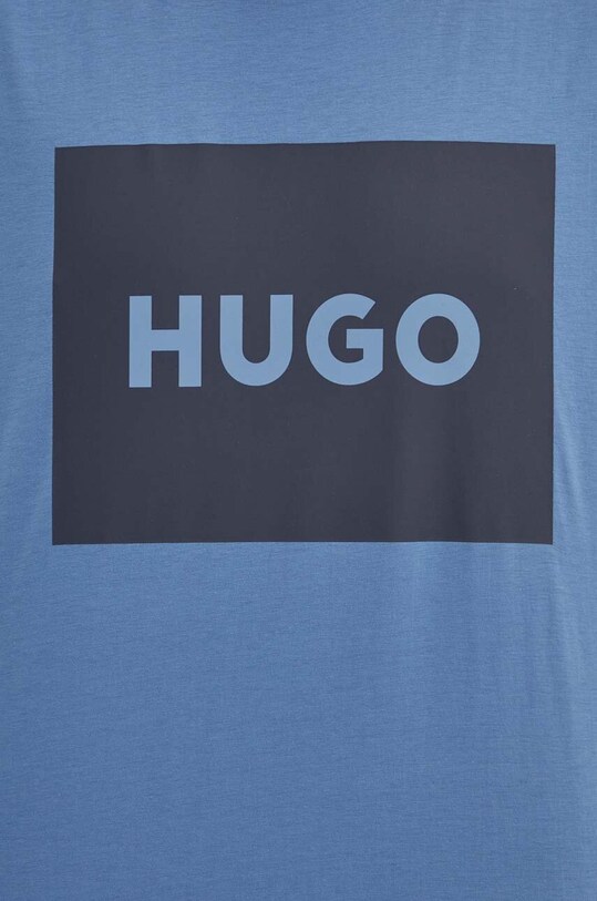 HUGO t-shirt bawełniany 50467952 niebieski