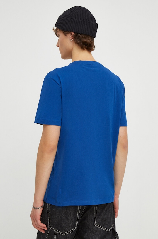 Одежда Хлопковая футболка HUGO 50467952 голубой