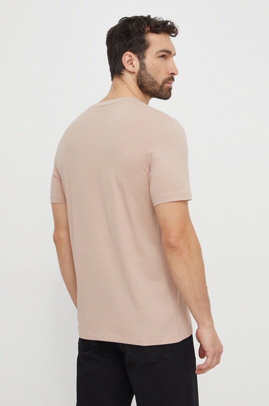 Бавовняна футболка HUGO 50467952 бежевий AW25