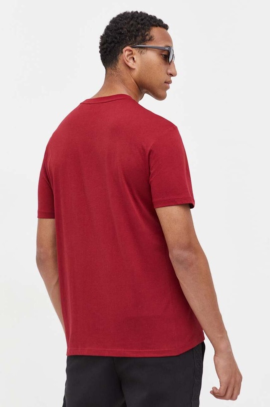 Odzież HUGO t-shirt bawełniany 50467952 bordowy