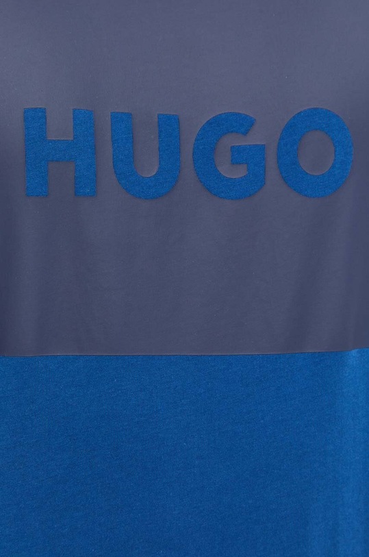 HUGO t-shirt bawełniany 50467952 niebieski
