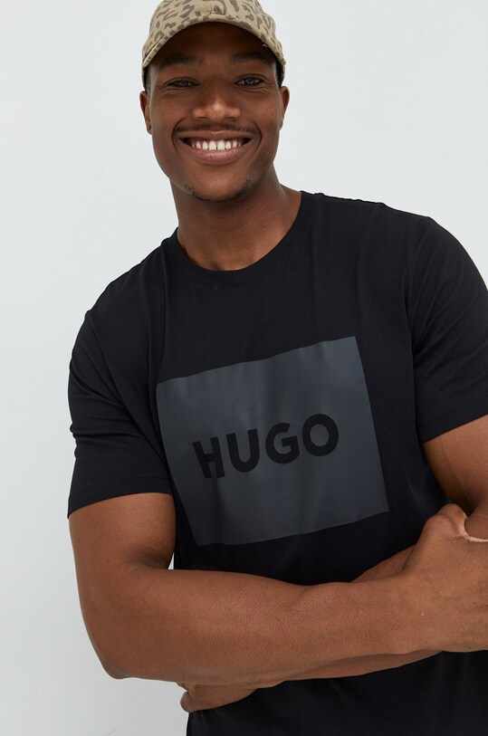 HUGO tricou din bumbac 50467952 negru