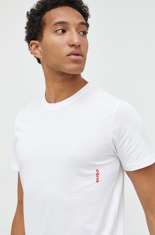HUGO t-shirt bawełniany 2-pack bawełna biały 50469769
