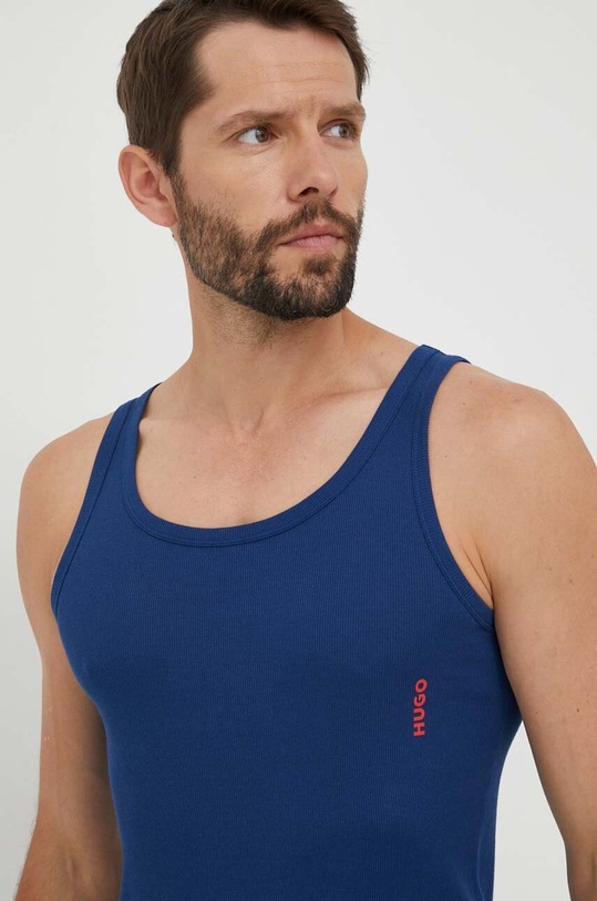 Тениска HUGO (2 броя) вталена син 50469790