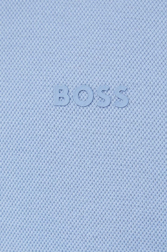 BOSS polo bawełniane 50467113 niebieski