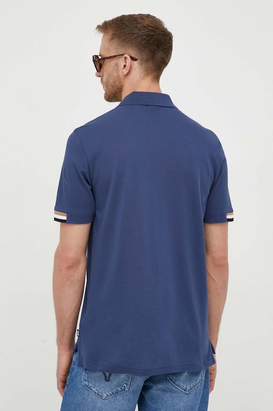 Odzież BOSS polo bawełniane 50467113 granatowy