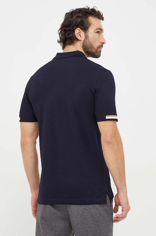 Bavlnené polo tričko BOSS 50467113 tmavomodrá AA00