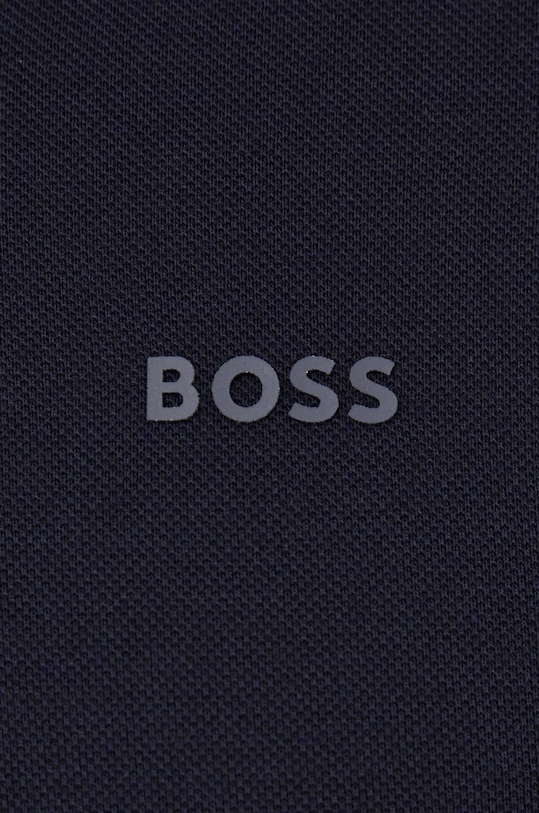Bavlnené polo tričko BOSS tmavomodrá 50467113