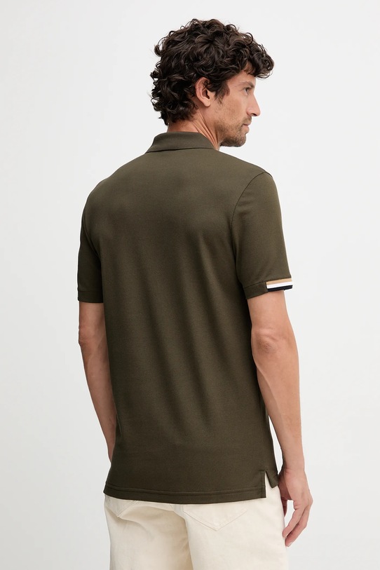 Oblačila Bombažen polo BOSS 50467113 zelena
