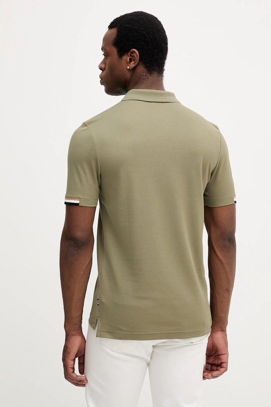Îmbrăcăminte BOSS polo de bumbac 50467113 verde