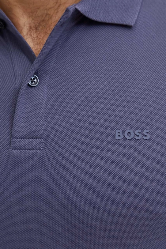 BOSS polo bawełniane niebieski 50467113