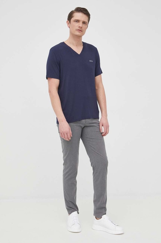 BOSS t-shirt 50469579 50469579 granatowy SS22