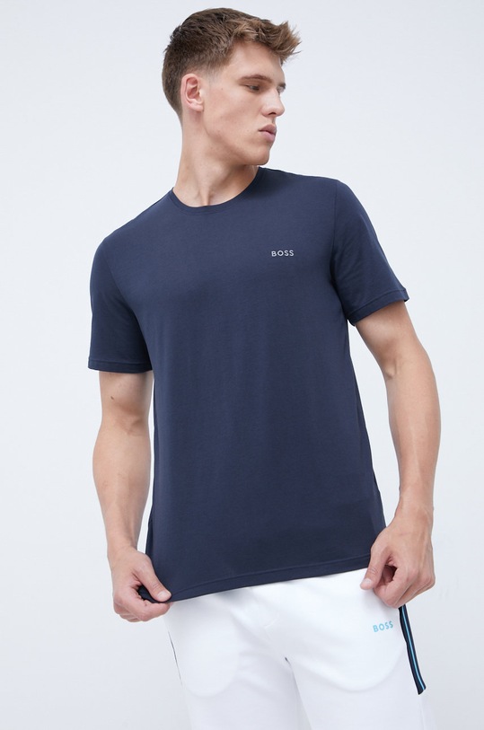BOSS t-shirt piżamowy 50469550 dzianina granatowy 50469550