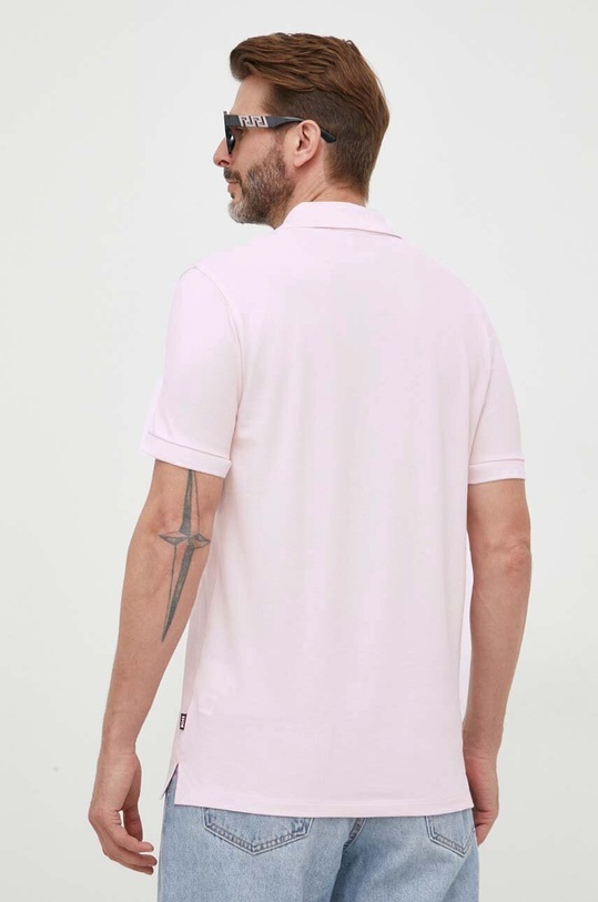 Odzież BOSS polo bawełniane 50468301 różowy