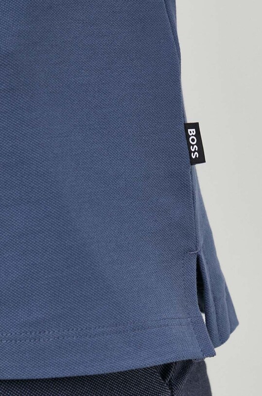 BOSS polo bawełniane 50468301 niebieski