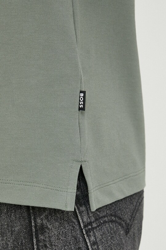 BOSS polo bawełniane 50468301 zielony