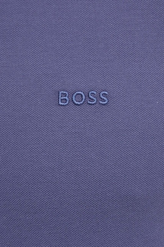 Bavlněné polo tričko BOSS modrá 50468301