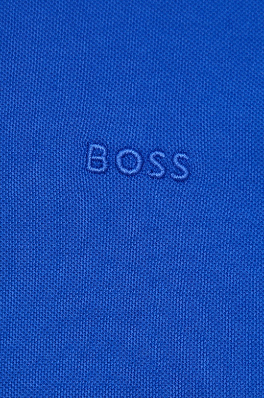 Bavlněné polo tričko BOSS 50468301 modrá