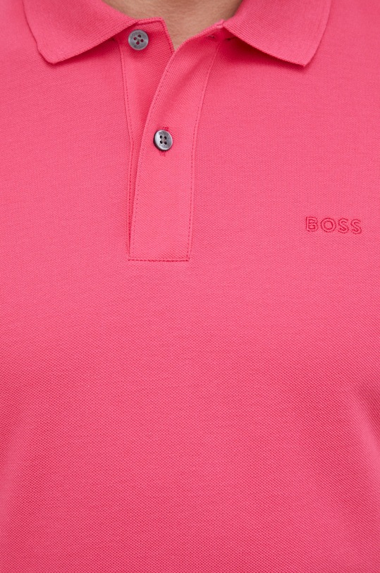 BOSS polo bawełniane 50468301 50468301 różowy