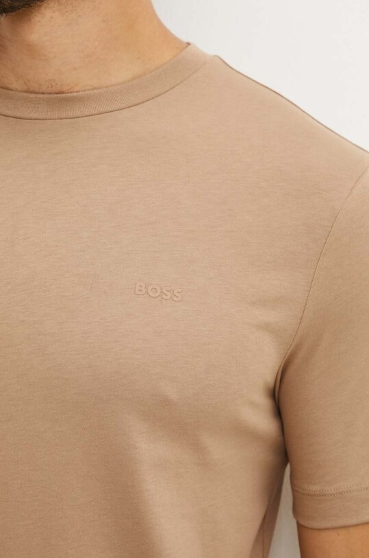 BOSS tricou din bumbac bej 50468347
