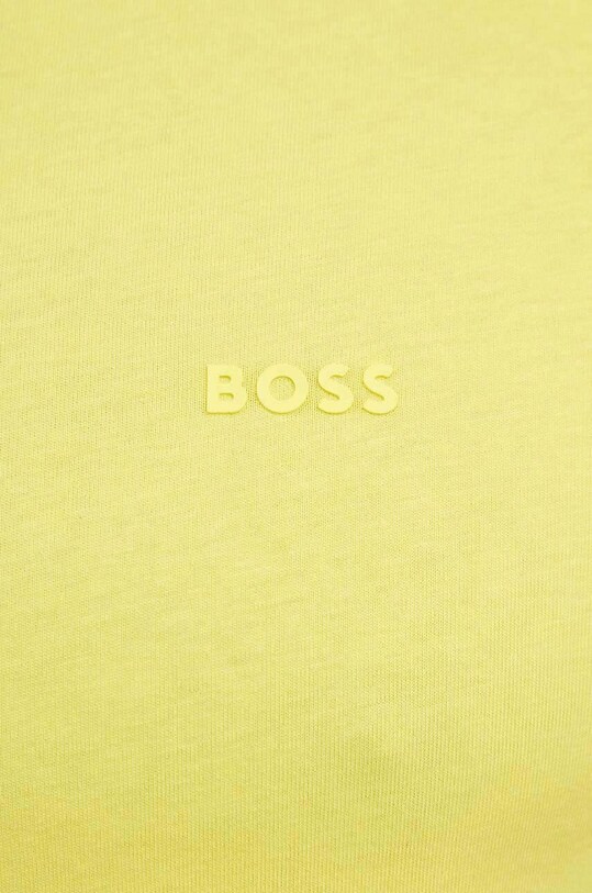 Бавовняна футболка BOSS жовтий 50468347