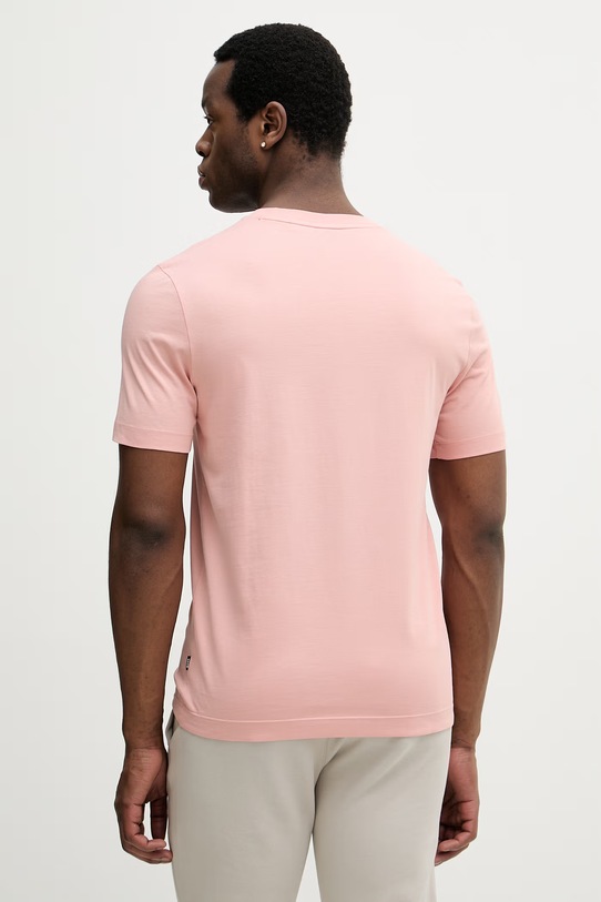 Bombažna kratka majica BOSS 50468347 roza AA00