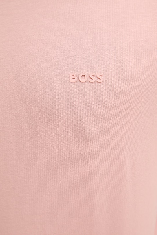 Bombažna kratka majica BOSS roza 50468347