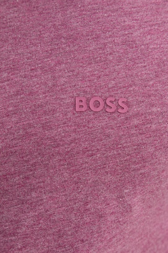 Бавовняна футболка BOSS 50468347 рожевий
