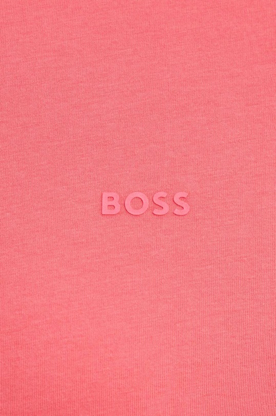 BOSS pamut póló rózsaszín 50468347