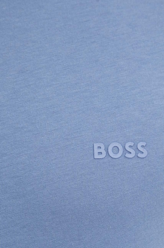 BOSS t-shirt bawełniany 50468347 niebieski