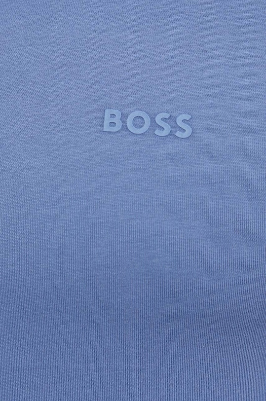 BOSS t-shirt bawełniany fioletowy 50468347