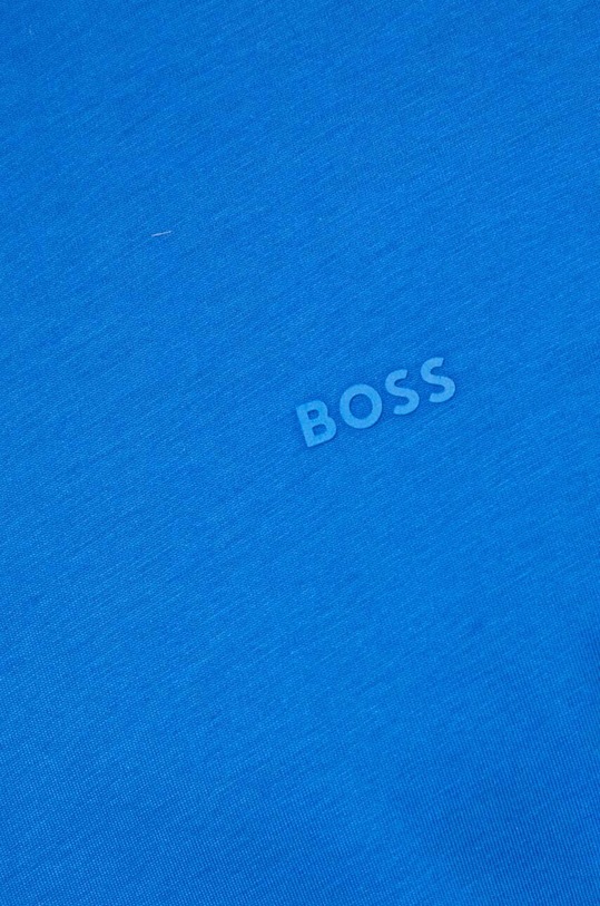 BOSS t-shirt bawełniany turkusowy 50468347
