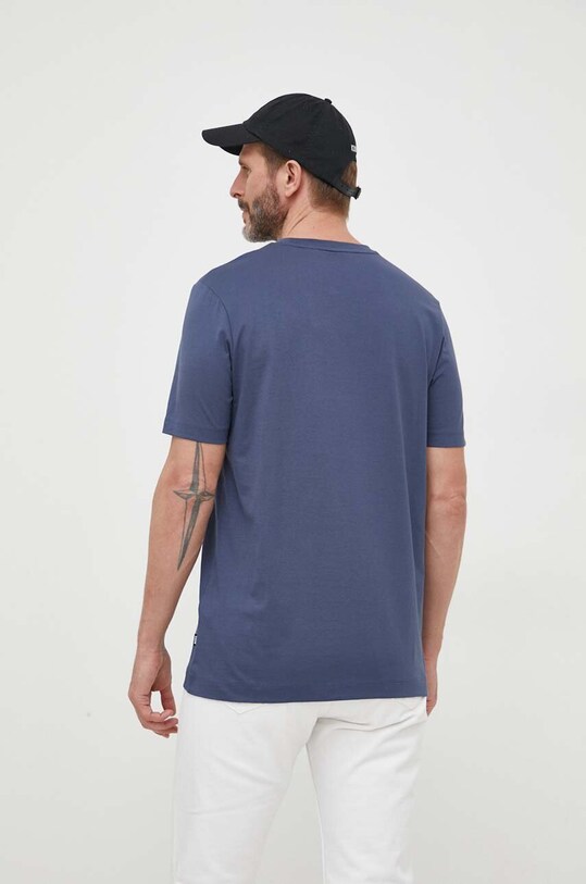 Îmbrăcăminte BOSS tricou din bumbac 50468347 bleumarin