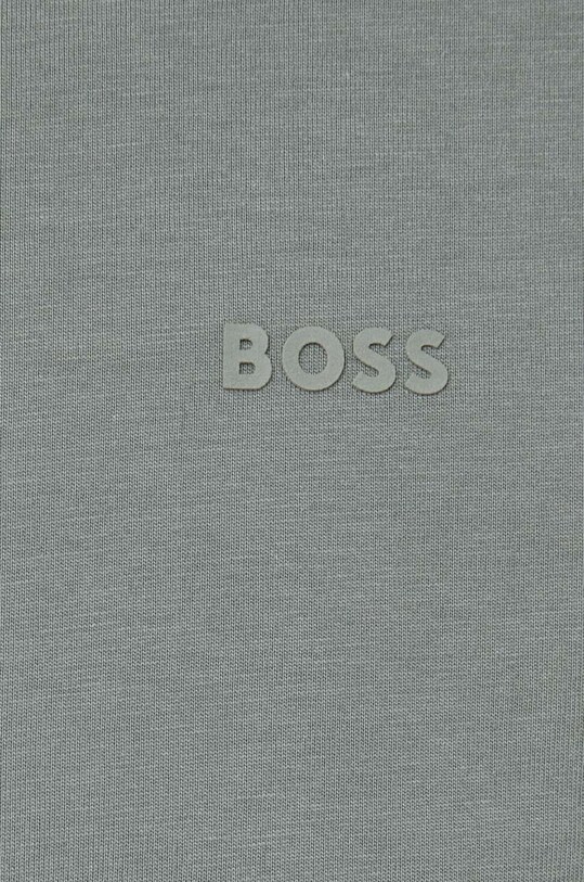Хлопковая футболка BOSS 50468347 зелёный