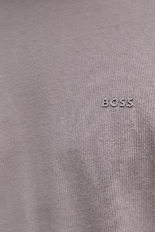 BOSS T-shirt męski bawełniany Thompson 01 50468347 brązowy