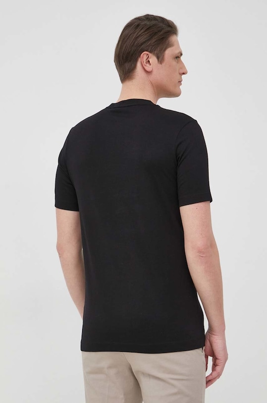 Oblečenie Bavlnené tričko BOSS 50468347 čierna