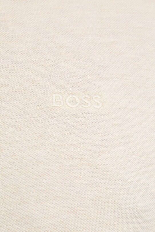 Бавовняне поло BOSS 50468362 бежевий