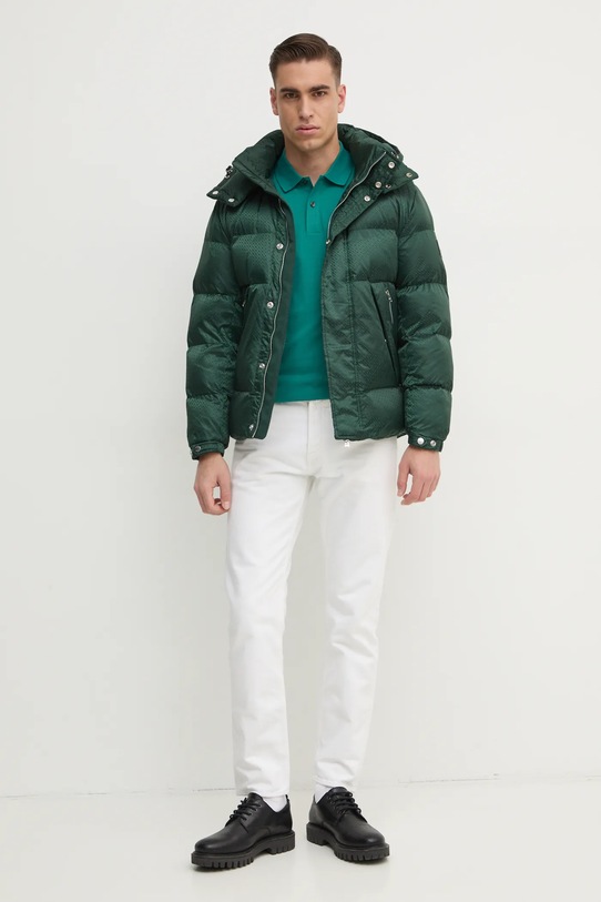 BOSS polo bawełniane Pallas 50468362 zielony AA00