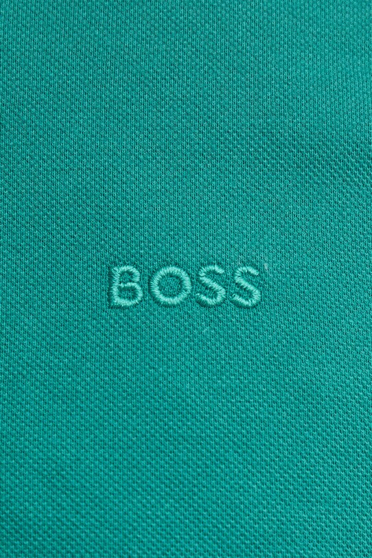 BOSS polo bawełniane 50468362 zielony