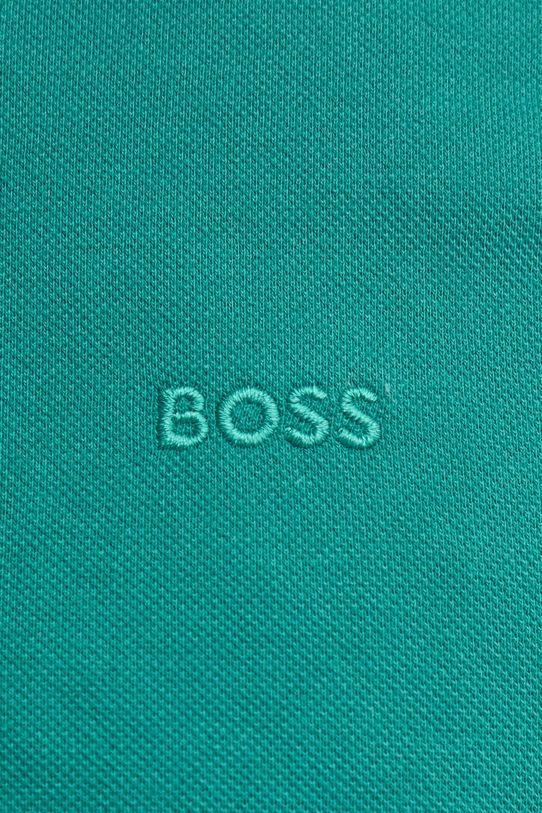 BOSS polo bawełniane Pallas 50468362 zielony