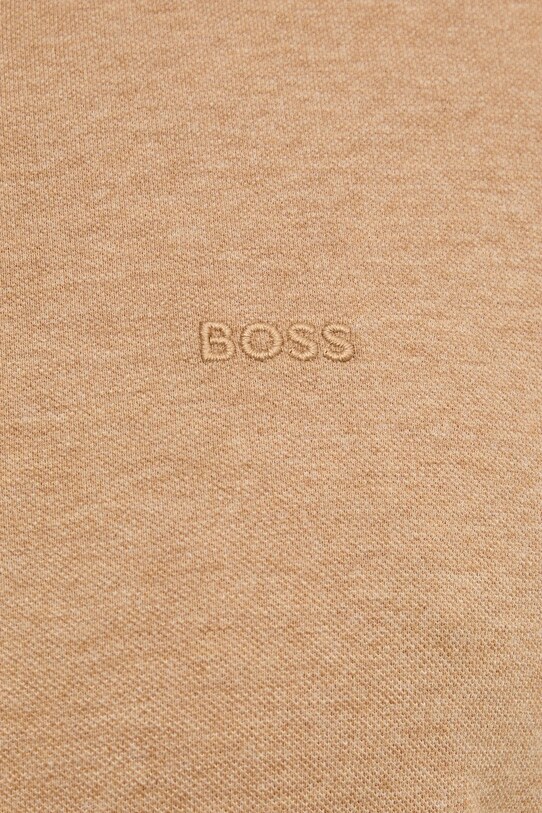 BOSS polo bawełniane 50468362 beżowy