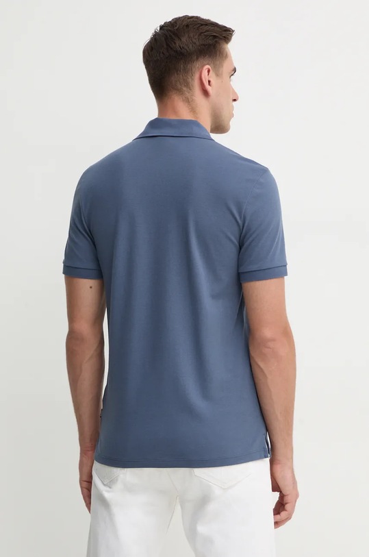 Oblečení Bavlněné polo tričko BOSS 50468362 modrá