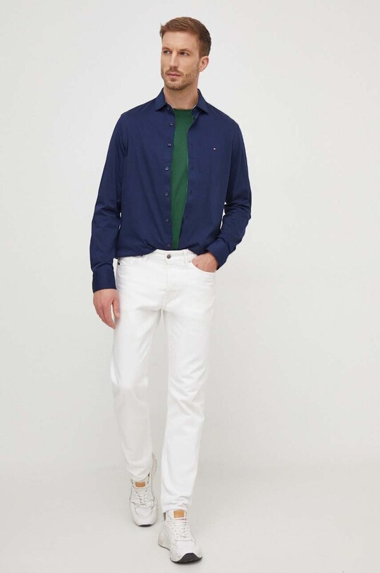 Хлопковая футболка BOSS 50468395 зелёный AA00