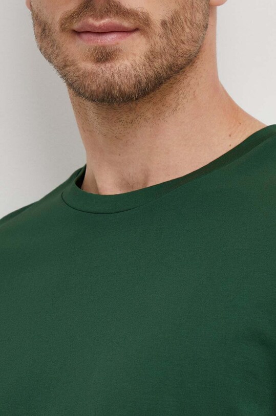 Хлопковая футболка BOSS 50468395 зелёный